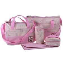 Optic 5 in 1 Multi - Functional Diaper Backpack - Pink