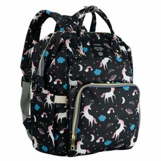 Optic Unicorn diaper bag backpack-black
