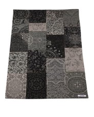 Apadana M-Chenelle Grey with Black Patchwork Design (230x155)