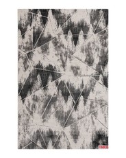 Apadana Rugs Art Modern Ozlem Charcoal Grey And Beige 230x150