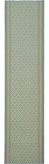 Carpet City Runner light grey personalized with grey flower patterns
