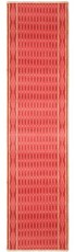 Carpet City Runner Red Personalized with Red Diamond Patterns