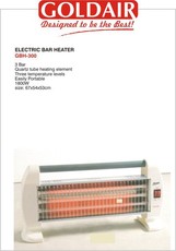 Goldair - 3 Bar Electric Heater - White