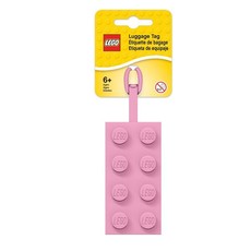 LEGO 2x4 Pink Luggage Tag