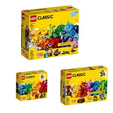 LEGO Classic Bricks, Eyes & Ideas Bundle | 11001 & 11002 & 11003
