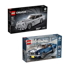 LEGO CREATOR EXPERT Ford Mustang & 007 Aston Martin Bundle - 10262 / 10265