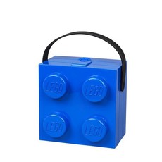 LEGO Lunch Box with Handle 4 Knob - Blue