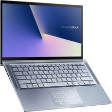 ASUS - ZenBook UX431FA-i582BLR i5-10210U 8GB RAM 256GB SSD Win 10 Pro HD Web Cam WiFi+BT NumPad Backlit Keyboard 14 inch FHD Anti-Glare Notebook - Blu