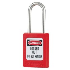 Master Lock S31 Global Zenex Safety Padlock - Red