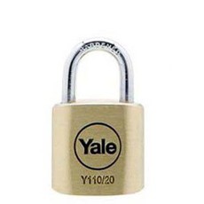 Yale - 20mm Brass Padlock