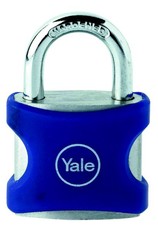 Yale - Aluminium Padlock 38mm - Blue
