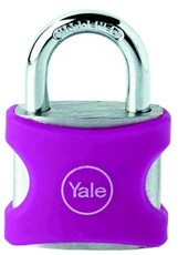 Yale - Aluminium Padlock 38mm - Pink