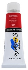 Daler Rowney: System3 75ml - Crimson
