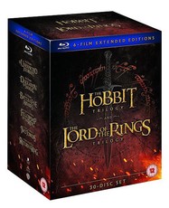 Hobbit Trilogy/The Lord of the Rings Trilogy: Extended...(Blu-ray)