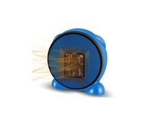Mini Space Portable Electric Fan Heater - Blue