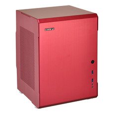 Lian Li - PC-Q34 Mini-ITX Computer Chassis - Red (No PSU)