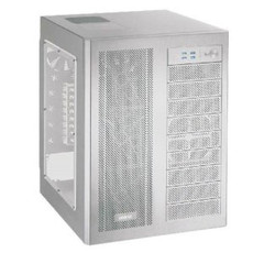 Lian Li PC-D600 Server Cabinet EATX Chassis - Silver with Windowed Side Panel