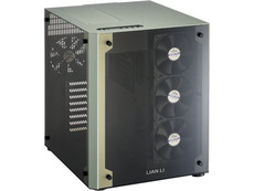 Lian-Li PC-O8W Cube Mid-Tower Chassis - Black and Green