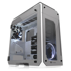 Thermaltake - View 71 Tempered Glass Snow Edition Full-Tower Computer Case