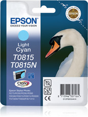 Epson T0815 Light Cyan Claria Photographic Ink Cartridge