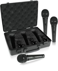 Behringer XM1800S Ultravoice Dynamic Microphone (Pack of 3)