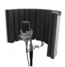 On-Stage ASMS4730 Microphone Studio Isolation Shield (Black)