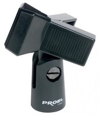 Proel APM30 ABS Spring Loaded Microphone Clip Holder