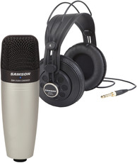 Samson C01 Condenser Microphone and SR850 Headphone Pack