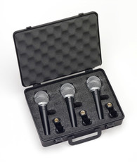Samson R21 Pack Dynamic Vocal Handheld Microphone (3-Pack) (Black)