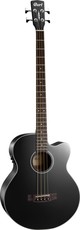 Cort AB850F Acoustic Electric 4-String Bass Guitar With Bag (Black)