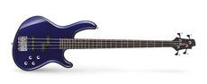 Cort ACTION BASS PLUS BM 4 String Active Electric Bass Guitar (Blue Metallic)