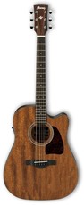 Ibanez AW54CE-OPN Artwood AW Series Dreadnought  Acoustic Electric Guitar (Open Pore Natural)