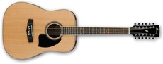 Ibanez PF1512-NT PF Series 12 String Dreadnought Acoustic Guitar (Natural Gloss)