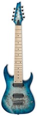 Ibanez RG852MPB-GFB RG Prestige 8 String RG852MPB Electric Guitar with Case (Ghost Fleet Blue Burst)