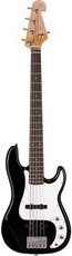 SX Precision 5 String Bass Guitar (Black)