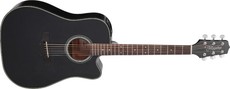 Takamine GD15CE-BLK G Series Dreadnought Acoustic Electric Guitar (Black)