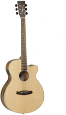 Tanglewood Discovery Super Folk Acoustic Guitar (Natural Satin)
