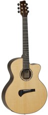 Tanglewood TSR 2 C Masterdesign Series Cutaway Grand Auditorium Acoustic Electric Guitar (Natural Gloss)