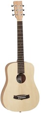 Tanglewood TWR T Roadster Series Travel Folk Acoustic Guitar with Bag (Natural Satin)