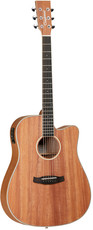 Tanglewood TWUDCE Union Series Dreadnaught Acoustic Guitar With Pickup (Including Hard Case)