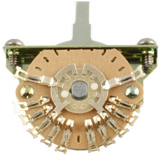 Allparts 5-Way 2-Pole Oak Grigsby Super Switch Blade Pickup Selector (Nickel)