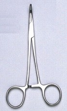 Allparts 6 Inch Stainless Steel Hemostat with Curved Tip (Silver)
