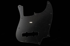 Allparts Bass Guitar 10-Hole 1-Ply Pickguard for Fender Jazz Bass Style Guitars (Transparent)