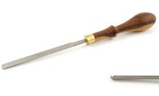 Allparts Double Edge Round Crowning File with Rosewood Handle