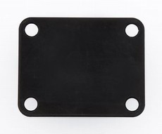 Allparts Electric and Bass Guitar 4-Hole Neckplate (Black)