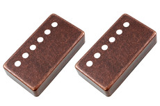 Allparts Electric Guitar 53mm String Spacing Humbucker Pickup Cover Set (Antique Bronze)