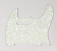 Allparts Electric Guitar 8-Hole 4-Ply Pickgaurd for Fender Telecaster Style Guitars (Mint Green Pearloid)