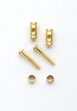 Allparts Electric Guitar Barrel String Guides (Gold)