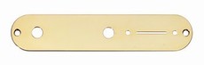 Allparts Electric Guitar Control Plate for Telecaster (Gold)