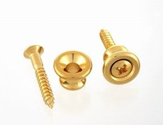 Allparts Electric Guitar Gibson Style Strap Buttons - Gold (Pack of 30)